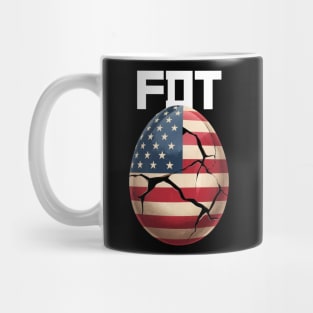 Dump Trump: FDT Cracked Promises (Foxtrot Delta Tango) Mug